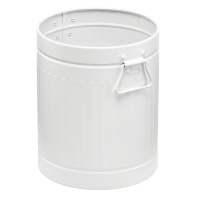 MDesign Metal Trash Can Wastebasket, Garbage Container Bin, Handles 4 MDesign Metal Trash Can Wastebasket, Garbage Container Bin, Handles - Image 4