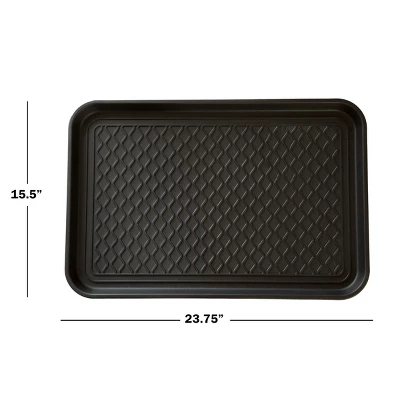 Fleming Supply All-Weather Boot Tray - Black 1 Fleming Supply All-Weather Boot Tray - Black
