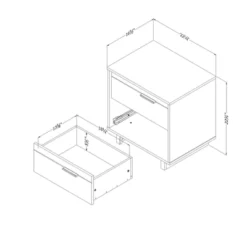 Fynn 2-Drawer Nightstand - South Shore 11 Fynn 2-Drawer Nightstand - South Shore -Home Decoration Store GUEST d708e8bd c00e 468d b3a0 26985a85732e