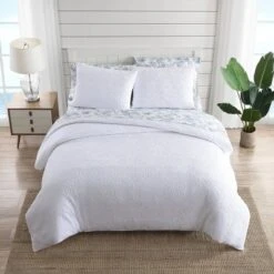 Tommy Bahama Textured Waffle Comforter Set