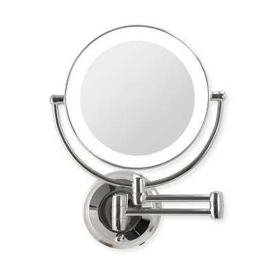 11" Round LED Wall Mount Powered By Battery Or Adaptor Makeup Mirror - Zadro 7 11" Round LED Wall Mount Powered By Battery Or Adaptor Makeup Mirror - Zadro - Image 7