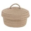Colonial Mills Peek-A-Boo Basket And Lid - Tan