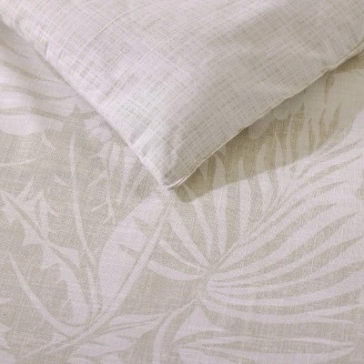 Tommy Bahama 3pc Costa Blanca Duvet Cover Bedding Set Beige 8 Tommy Bahama 3pc Costa Blanca Duvet Cover Bedding Set Beige - Image 8