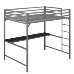 Full Max Metal Loft Bed With Desk - Room & Joy -Home Decoration Store GUEST e1460f8c 4a14 4735 9995 65bbb73e05a9
