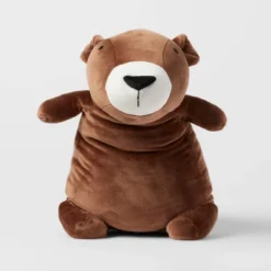 Bear Weighted Plush Kids' Throw Pillow Brown - Pillowfort™ -Home Decoration Store GUEST e14bf083 0b66 46ff 9039 736ae79b5f51