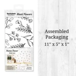 Black Flowers Wall Decor - Decalcomania -Home Decoration Store GUEST e205af94 b34c 4d80 a40d b03af8898a61