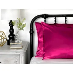 Morning Glamour Standard Satin Solid Pillowcase Set -Home Decoration Store GUEST e2ba80ef 508f 4451 be1c 41647d201a63