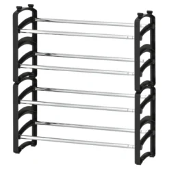 Seville Classics 4 Tier Expandable Stackable 20 Pair Shoe Rack Organizer 16 Seville Classics 4 Tier Expandable Stackable 20 Pair Shoe Rack Organizer -Home Decoration Store GUEST e4e05175 f4a6 445e 9cfb 378e5eedc067