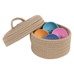 Colonial Mills Peek-A-Boo Basket And Lid - Tan 8 Colonial Mills Peek-A-Boo Basket And Lid - Tan -Home Decoration Store GUEST e55d88ae 8ce5 4758 80b9 71d63a571369