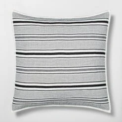 Textured Stripe Pillow Sham Dark Gray/Cream - Hearth & Hand With Magnolia 9 Textured Stripe Pillow Sham Dark Gray/Cream - Hearth & Hand With Magnolia -Home Decoration Store GUEST e5d23bbb adcc 4d87 a960 dc48647436f7