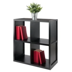 27" Timothy Shelf 2X2 Slots Black - Winsome 11 27" Timothy Shelf 2X2 Slots Black - Winsome -Home Decoration Store GUEST e8738737 f3ee 475d a7a8 d3a50d8ebdfe