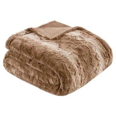 Marselle Faux Fur Oversized Bed Throw Blanket 5 Marselle Faux Fur Oversized Bed Throw Blanket - Image 5