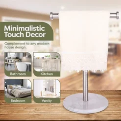 Homeries Marble Hand Towel Holder -Home Decoration Store GUEST e8fbc565 cad6 4a80 86d7 ffa93c66faf2