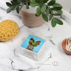 Coco De Paris Frida Kahlo Rabbit 4" X 4" Acrylic Box - Deny Designs -Home Decoration Store GUEST e955cd66 0c92 4e0f 9c6f fa456b28261b