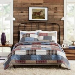 Modern Heirloom 3pc Cabin Quilt Set -Home Decoration Store GUEST ea751817 1ffe 4fbc 84b8 e9c31b5b00d6
