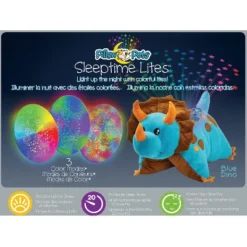 Sleeptime Lite Dinosaur Plush LED Nightlight Blue - Pillow Pets -Home Decoration Store GUEST ec1e0b2a d02a 4cc0 b201 94497dad8190