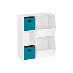 3pc Kids' Floor Cabinet With 2 Bins Set - RiverRidge Home -Home Decoration Store GUEST eebb8edb 8c74 4a76 b2b3 69a0a4d47922