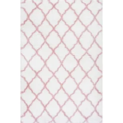 NuLOOM Nelda Trellis Kids Shag Area Rug -Home Decoration Store GUEST eefc770d eb4b 461d 8a54 1c65681ef029