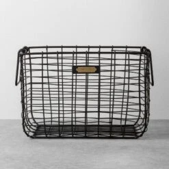 Wire Storage Basket Black - Hearth & Hand™ With Magnolia -Home Decoration Store GUEST efe86eae 04b3 4a40 b0c6 ffcdb651f04d