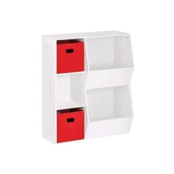 3pc Kids' Floor Cabinet With 2 Bins Set - RiverRidge Home -Home Decoration Store GUEST f0831907 ba5e 463c a41e 55cbe12a14d2
