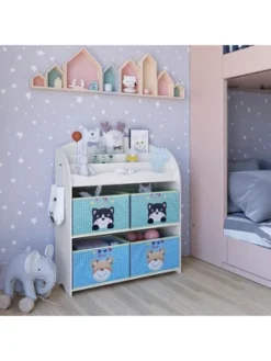 Year Color School Supply, Nursery, Daycare, Toddler, Kids Book Display And Toy Storage Organizer With 6 Fabric Storage Bins 10 Year Color School Supply, Nursery, Daycare, Toddler, Kids Book Display And Toy Storage Organizer With 6 Fabric Storage Bins -Home Decoration Store GUEST f08dbd43 e6fe 46b5 a47b 544e36a36afe