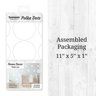 Polka Dots Wall Decor White - Decalcomania 3 Polka Dots Wall Decor White - Decalcomania - Image 3