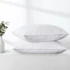 Peace Nest Quilted Goose Feather Pillow