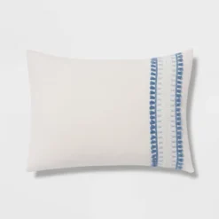 12pc Embroidered Fringe Stripe With Tassels Comforter & Sheet Bedding Set - Threshold™ -Home Decoration Store GUEST f444f6d2 0d0a 4207 b98a 71b4b6861496