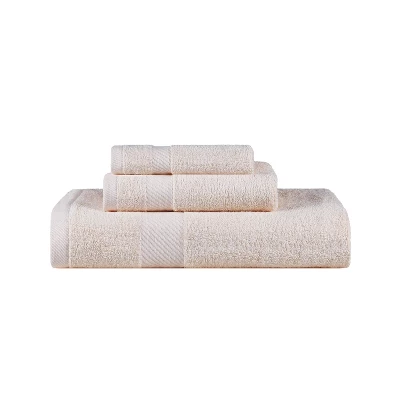Modern Solid Classic Luxury Cotton 3 Piece Bath, Face, And Hand Towel Set By Blue Nile Mills 9 Modern Solid Classic Luxury Cotton 3 Piece Bath, Face, And Hand Towel Set By Blue Nile Mills - Image 9