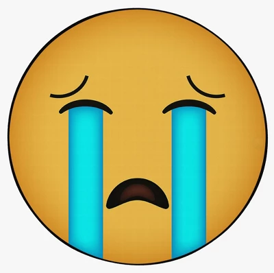 Deerlux Emoji Style Round Funny Smiley Face Kids Area Rug, Sobbing Emoji Rug 2 Deerlux Emoji Style Round Funny Smiley Face Kids Area Rug, Sobbing Emoji Rug - Image 2