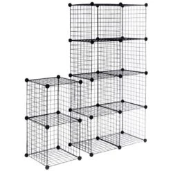 Costway 12 Cube Grid Wire Organizer Wardrobe Shelves Bookcase DIY -Home Decoration Store GUEST f4c15eb4 b25e 46d4 83b8 58b3418085e9