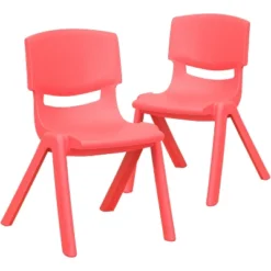 Flash Furniture 2 Pack Plastic Stackable School Chair With 12" Seat Height -Home Decoration Store GUEST f5000bf2 2750 463c 92cc 1df9d2c02d5b
