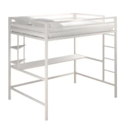 Full Maxwell Metal Loft Bed With Desk & Shelves - Novogratz 21 Full Maxwell Metal Loft Bed With Desk & Shelves - Novogratz -Home Decoration Store GUEST f77cf6b9 90b1 40ae b1ef 2e1ae4e656da