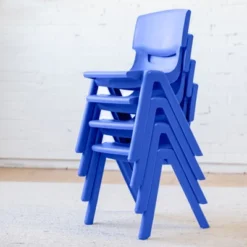 ECR4Kids Plastic School Stack Chair For Indoors And Outdoors, 14in Seat Height, 4-Pack -Home Decoration Store GUEST f786f99e 0c31 48c4 b005 3fe3a391fc41