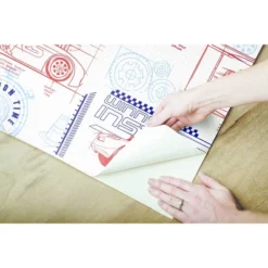 Disney Pixar Cars Schematic Peel And Stick Wallpaper Red/Blue - RoomMates 5 Disney Pixar Cars Schematic Peel And Stick Wallpaper Red/Blue - RoomMates -Home Decoration Store GUEST f7d09094 7af1 4f97 9efa b647203ab33d