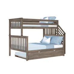 Max & Lily Twin Over Full Staircase Bunk Bed With Trundle -Home Decoration Store GUEST f8d6cc25 498b 4f4c 8efc 0870b21ad049