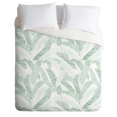 Holli Zollinger Banana Leaves Duvet Set - Deny Designs 5 Holli Zollinger Banana Leaves Duvet Set - Deny Designs - Image 5