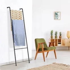 NEX 2pk 4 Tier Ladder Style Towel Racks Black -Home Decoration Store GUEST f999ad19 634f 4584 8ccc e48fa2b101f2