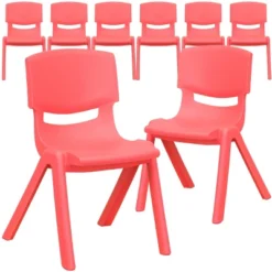Flash Furniture 8 Pack Plastic Stackable School Chair With 12" Seat Height -Home Decoration Store GUEST fc2b2201 491e 4139 bab5 019b4820bafc