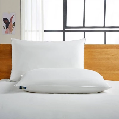 Feather & Down Fiber Back Sleeper Bed Pillow - Serta 1 Feather & Down Fiber Back Sleeper Bed Pillow - Serta