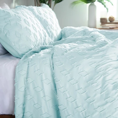 Southshore Fine Living Delta Clipped Jacquard Ultra-soft Duvet Cover Set With Shams 3 Southshore Fine Living Delta Clipped Jacquard Ultra-soft Duvet Cover Set With Shams - Image 3