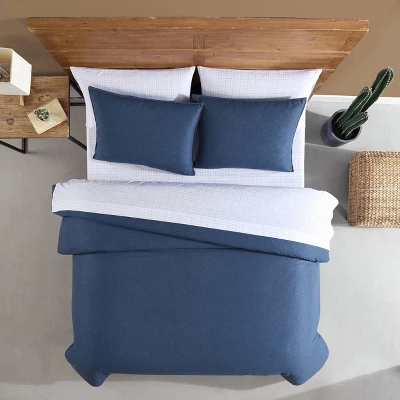 Mesa Microfiber Duvet Set Blue - Wrangler 3 Mesa Microfiber Duvet Set Blue - Wrangler - Image 3