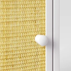 Rattan And Wood Bedside Kids' Table White - Pillowfort™ -Home Decoration Store GUEST fef8c302 87e3 4bef 800c 076600a0acbf